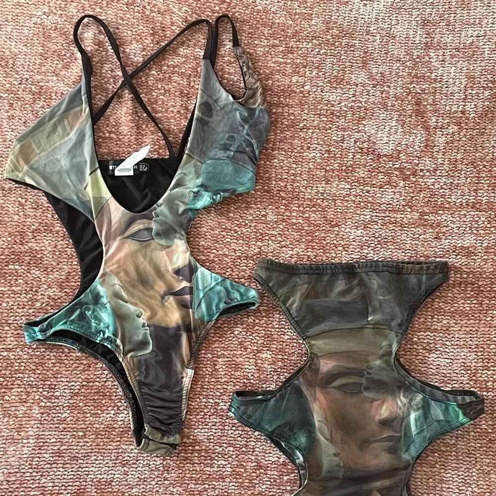 2 piece set - skirt & body suit